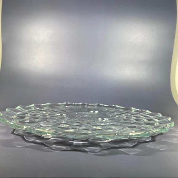 Vintage Fostoria American Pattern Footed Cake Plate Wedding Anniversary BDay - Picture 3 of 10